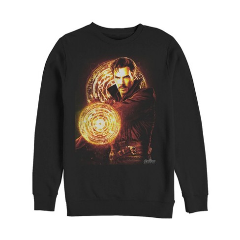 Men's Marvel Avengers: Infinity War Doctor Strange Sweatshirt - Black ...