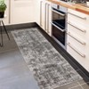 Coucheta Machine Washable Vintage Distressed Area Rug, Non-Slip Low Pile Soft Carpet for Living & Dining Room, Bedroom, Nursery - 4 of 4