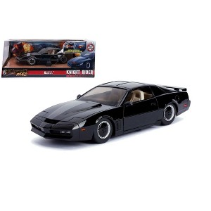1982 Pontiac Firebird Trans Am Black with Light K.I.T.T. "Knight Rider" (1982) TV Series 1/24 Diecast Model by Jada - 1 of 4