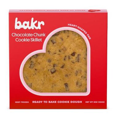 BAKR Heart Skillet Chocolate Chip Cookie - 8oz