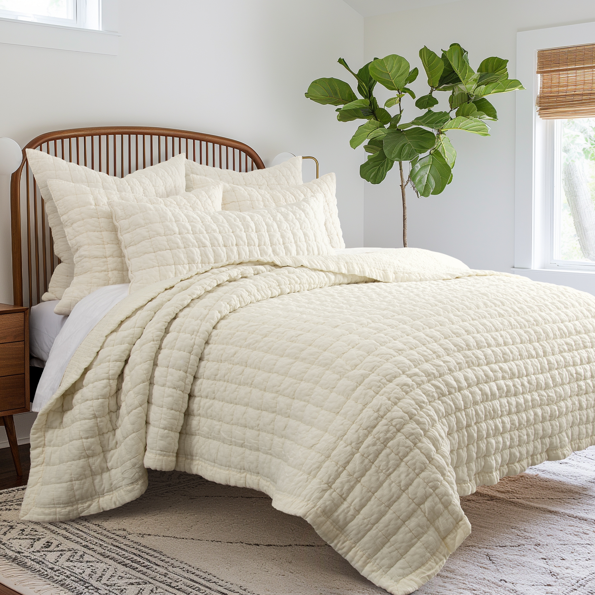Whisper Cream Full/Queen Set - Levtex Home