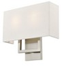 Livex Lighting Pierson 2 - Light Wall Light in  Brushed Nickel - 4 of 4