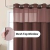 BAGOKIE 72"x75" Waffle Weave Hookless Shower Curtain, Pack of 1 - 3 of 4