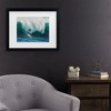 Trademark Fine Art - David H Yang Riding A Crashing Wave Matted Framed Art - 2 of 4