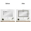 Amanti Art Mirror Makeover Bathroom Mirror Frame Border Kit - Fully Assembled Peel and Stick Frame - Mirror NOT Included - Parlor Trim - 4 of 4