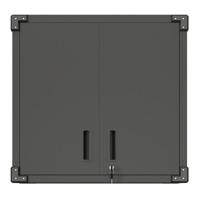Vynxaria Utility Storage Cabinets - Wall-Mounted Tool Organizer with Locking Doors, Adjustable Shelf, 31.5"W x 30.5"H x 11.8"D
