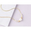 Anna-Kaci Trendy Pearl Necklace Gold Plated Choker Elegant Summer Jewelry for Brides and Weddings - 3 of 4