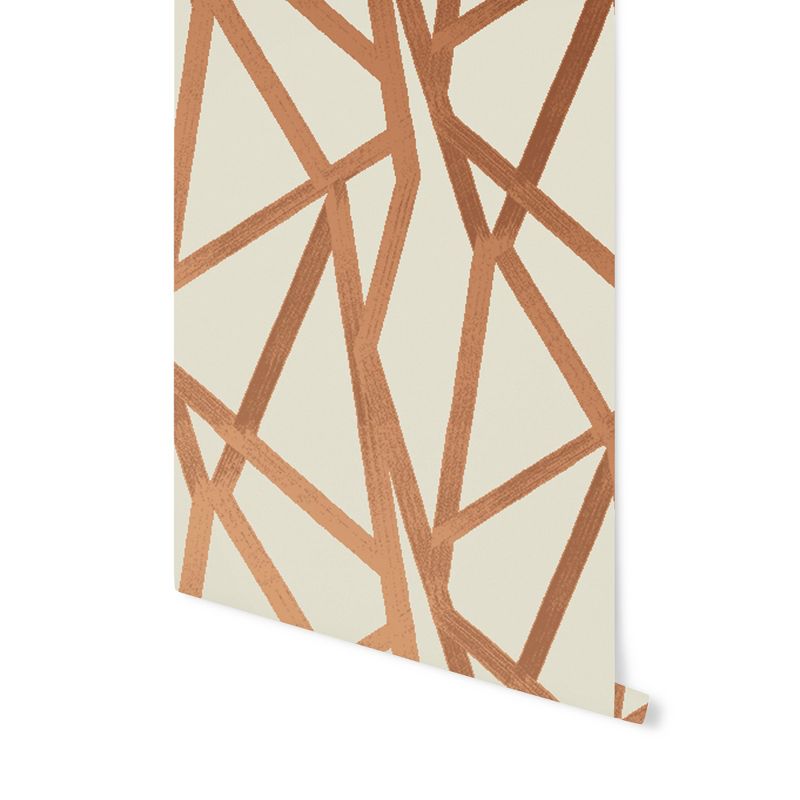 Intersections Self-Adhesive Removable Wallpaper By Genevieve Gorder Bronze, 4 of 5