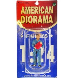 Mechanic Dan Figurine for 1/24 Scale Model Car by American Diorama - 1 of 3