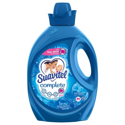 Suavitel Complete Scented Liquid Fabric Softener and Conditioner - Field Flowers - 105 fl oz
