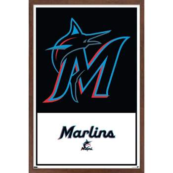 Trends International MLB Miami Marlins - Logo 22 Framed Wall Poster Prints