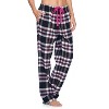 Ashford & Brooks Women's Super Soft Flannel Plaid Pajama Sleep Pants - 4 of 4