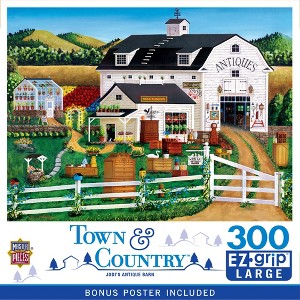 MasterPieces Town & Country - 300 Piece EZ Grip Puzzle - Jodis Antique Barn - 18x24 For Adults, Kids, & Family - 1 of 4