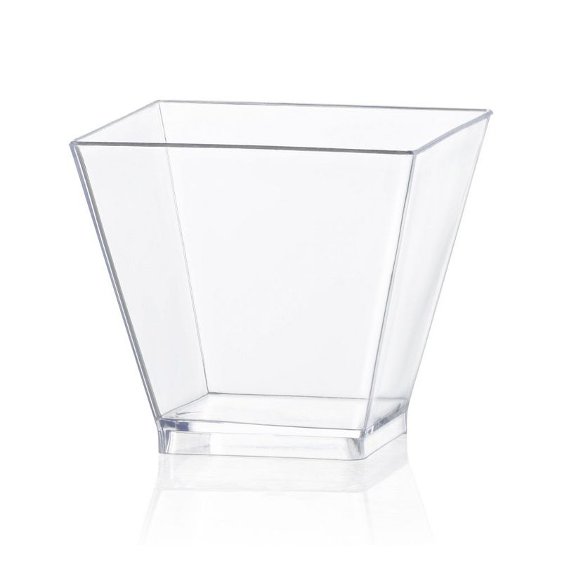 Smarty Had A Party 2 oz. Clear Plastic Mini Verrine Sample Cube Cups (240 Cups), 1 of 2