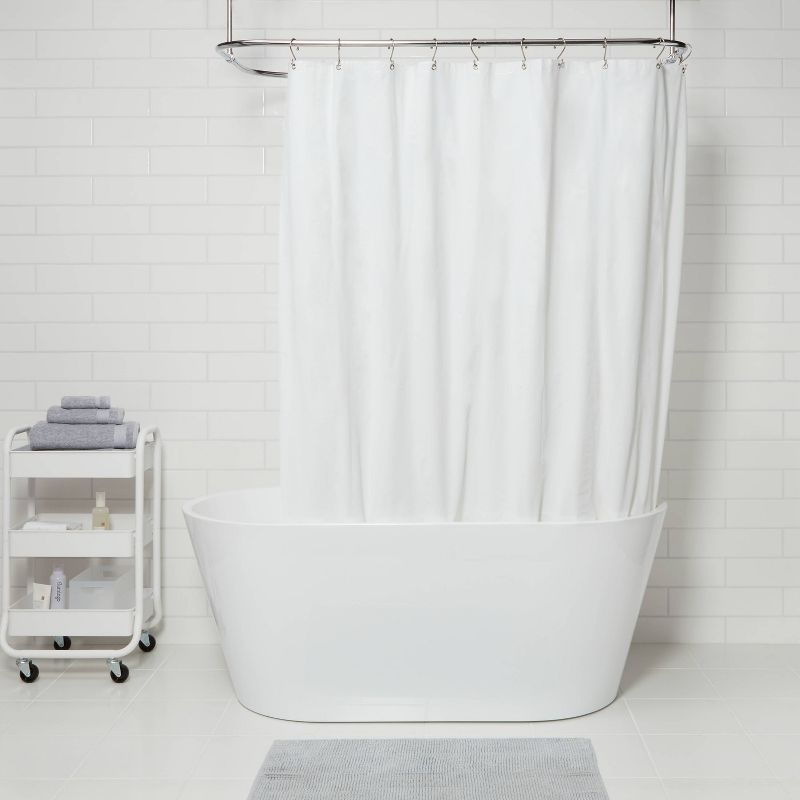 PEVA Medium Weight Shower Liner White - Made By Design&#8482;, 2 of 5