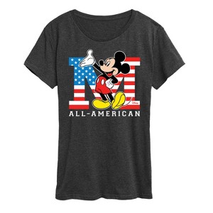 Women's - Disney - Americana Short Sleeve Graphic T-Shirt - 1 of 4