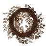 Kurt Adler 24-Inch Gold and Champagne Gold Rattan Wreath - image 3 of 4