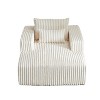 49“W Corduroy Sponge Sofa, Single Lounge Chair, Accent Chair, Sleeper Chair with Pillow, No Assembly Required-ModernLuxe - 4 of 4
