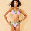 Women's Contrast Binding Low-Rise High Leg Cheeky Bikini Bottom - Wild Fable™ - 3 of 4