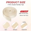 Unique Bargains Double-Fold Satin DIY Crafts Sewing Continuous Binding Tape - 2 of 4