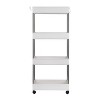 Karl Home 4-Layer Mobile Multi-functional Storage Cart Storage Cabinet - 3 of 4