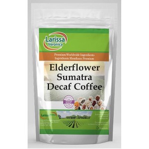 Larissa Veronica Elderflower Sumatra Decaf Coffee (Gourmet, Naturally Flavored, Whole Coffee Beans) (8 oz, ZIN: 551407, 1-Pack) - 1 of 4