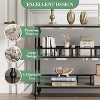Console Table 43”, 3-Tier Industrial Entryway Table, Narrow Entrance Sofa Table with Shelves Sofa Table for Hallway, Living Room, Small Space - 4 of 4