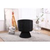 Okak Modern Accent Chair Swivel Chair with 360 Degrees Barrel Chair Cozy Soft Armchair Living Room Chair for Reading Room Bedroom - 3 of 4