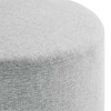 Modway Callum Large 29 in. Round Woven Heathered Fabric Upholstered Ottoman - 3 of 4