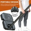 Portable Basketball Hoop Height Adjustable basketball hoop stand 6.6ft - 10ft with 44 Inch Backboard and Wheels for Adults Teens Outdoor Indoor - 4 of 4