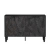 LIVAREEmlen 47.2'' Modern TV Stand with 2 Spacious Storage Space, Solid Wood Legs and Anti-tip Device For Living room, Up to 43'' - 2 of 4