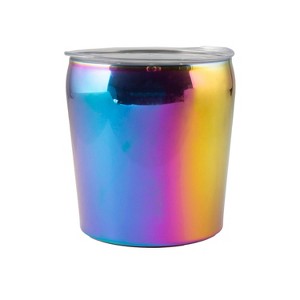 Cambridge Silversmiths 3qt Rainbow Double Wall Ice Bucket: Stainless Steel, Hand Wash, Multicolored, 7.63" Height - 1 of 4
