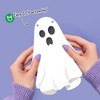 Big Dot of Happiness Spooky Ghost Garland Banner, Halloween Party Decorations Backdrop, 30 Feet of Cord, 15 Paper Ghost Shapes - 3 of 4