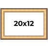PosterPalooza | Traditional Gold Picture Frame - UV Acrylic, Backing Board, Hanging Hardware Included - 2 of 4