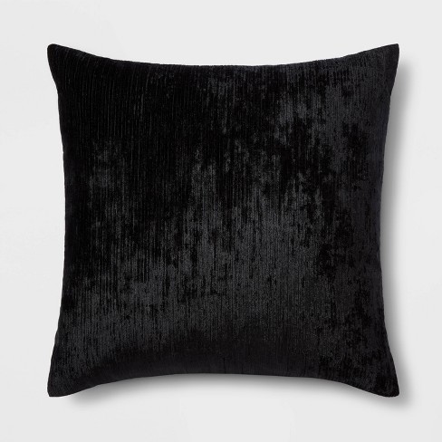 Black shop square pillow