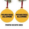 University of Wisconsin Milwaukee Official Panthers Alumn Aluminum Holiday Christmas Tree Ornament - 2 of 4