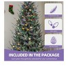 7.5ft Prelit Hillside Spruce Christmas Tree Pre-Decorated Artificial Hinged Holiday Xmas Tree - 4 of 4