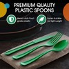 Exquisite Heavy Duty Solid Color Plastic Spoons-100 Count - 3 of 4