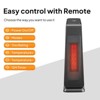 ROVSUN 23''H Electric Space Heater w/ Remote Control, Portable Tower Heater, 70° Oscillating, Adjustable Thermostat, Tip-over & Overheat Protection - 2 of 4