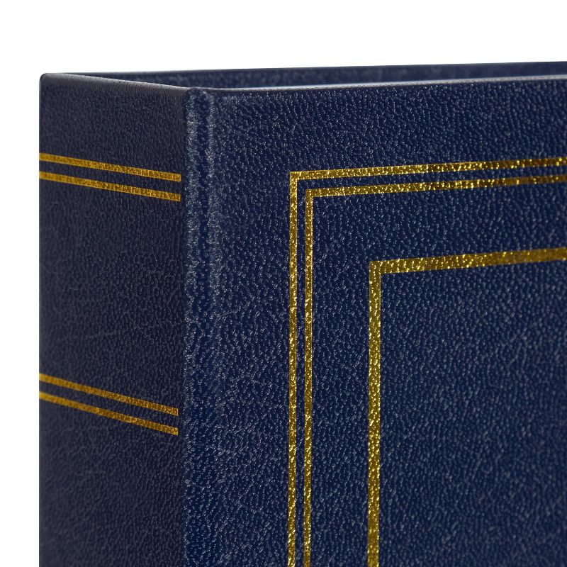 9.45&#34; x 11.75&#34; Traditional Photo Album Navy Blue - Kate &#38; Laurel All Things Decor, 3 of 8