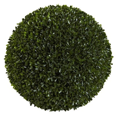 Nearly Natural 14-in Boxwood Ball w/1202 Lvs