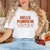 Simply Sage Market Women's Hello Pumpkin Distressed Short Sleeve Garment Dyed Tee - 2 of 4
