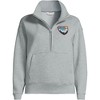 Lands' End Women's Serious Sweats Relaxed Long Sleeve Half Zip Sweatshirt - 3 of 3