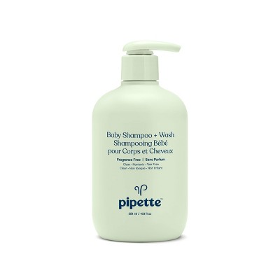 Pipette Baby Shampoo + Wash Fragrance Free - 11.8 fl oz