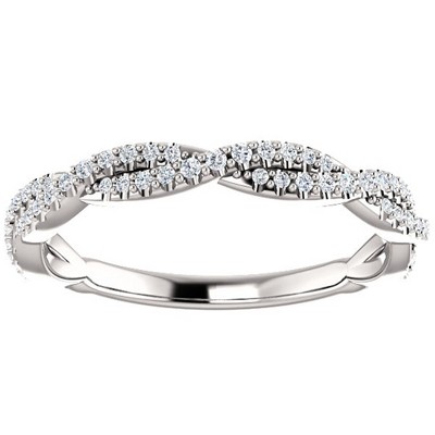 Pompeii3 1/5ct Diamond Vine Wedding Ring in 14k White Gold