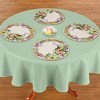 Collections Etc Charming Pastel Easter Bunny 4-Piece Placement Set - 2 of 3