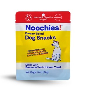 Noochies! High-Protein Freeze-Dried Dog Snacks with Bmmune - Grain-Free, Healthy, Hypoallergenic Dog Treats - Natural Snacks for Dogs - 1 of 4