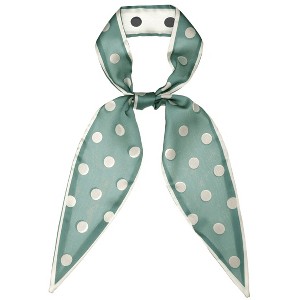 INSPIRE CHIC Women's Chic Polka Dot Skinny Bag Accessory Neckerchief Scarves Hair Band Ribbon - 1 of 4