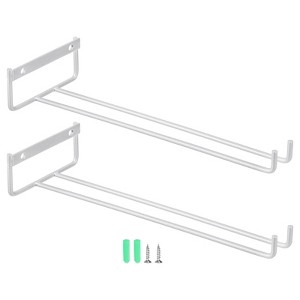 Unique Bargains High-grade Durable Space-saving Wine Glass Rack 2 Set - 1 of 4