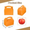 Unique Bargains Weddings Christmas Sturdy Structure Gift Wrap Box Favor Box with Handles 16 Pcs - 2 of 4